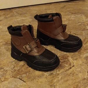 Polo by Ralph Lauren Kids' Black and Brown Boots